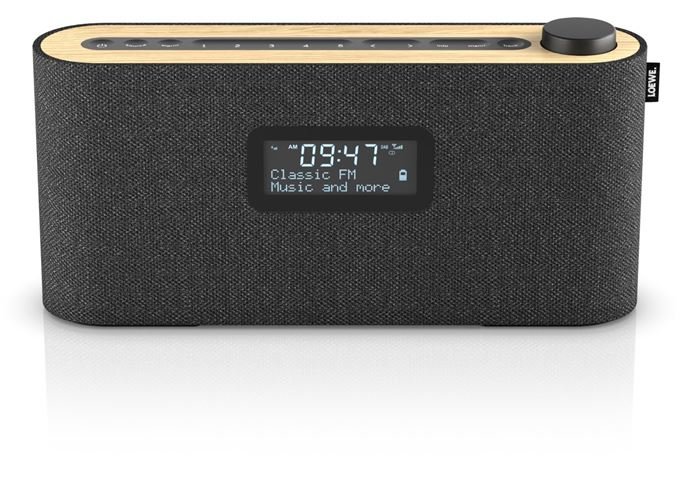 Loewe radio.frequency grey/oak portables DAB+ Radio FM B