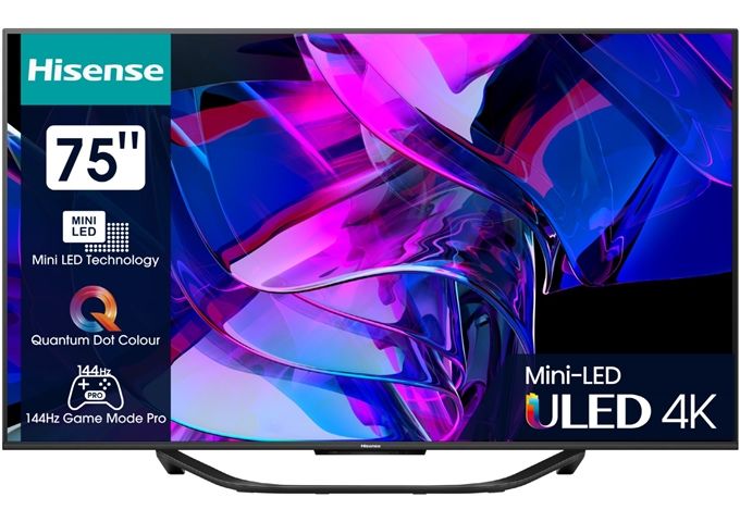 Hisense 75U7KQ sw LED-TV Mini LED UHD Multituner BT Smart