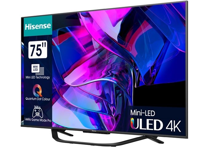 Hisense 75U7KQ sw LED-TV Mini LED UHD Multituner BT Smart