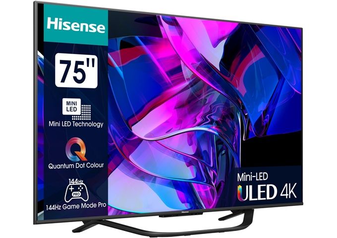 Hisense 75U7KQ sw LED-TV Mini LED UHD Multituner BT Smart