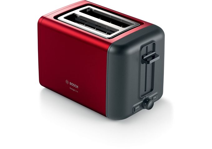 Bosch TAT3P424DE Toaster DesignLine rt 2-Schlitz Brötche