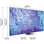 Samsung GQ98Q80CATXZG QLED-TV 4K UHD Multituner HDR SMART