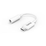 HAMA 201524 Aux Adapter USB C - 3,5mm Klinke Buchse ws