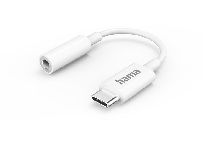 HAMA 201524 Aux Adapter USB C - 3,5mm Klinke Buchse ws