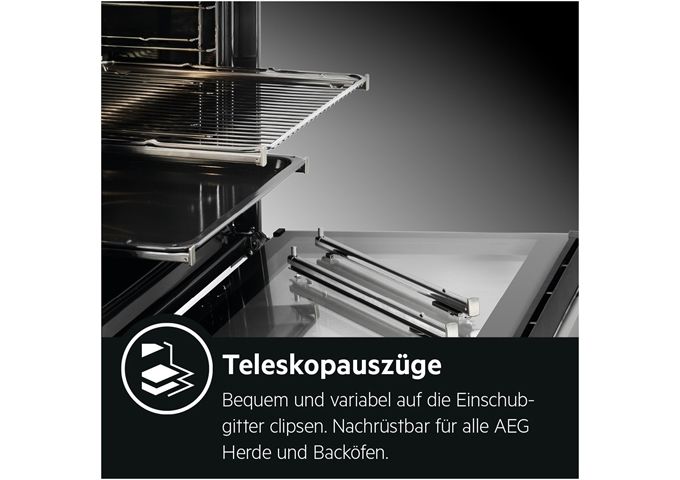 AEG BO324BA Ed Einbau-Backofen A+ Steam Bake Aqua-Rein