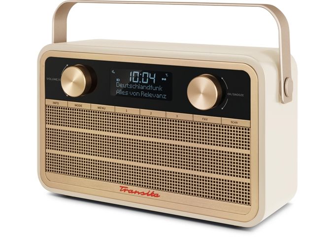 TechniSat Transita 120 bg DAB+/UKW-Digitalradio Retro-Look A