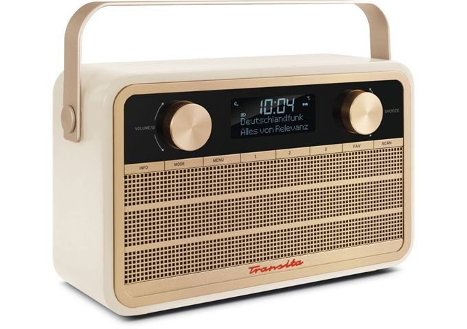 TechniSat Transita 120 bg DAB+/UKW-Digitalradio Retro-Look A