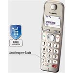 Panasonic KX-TGE260 GN Seniorentelefon SOS-Taste mit AB