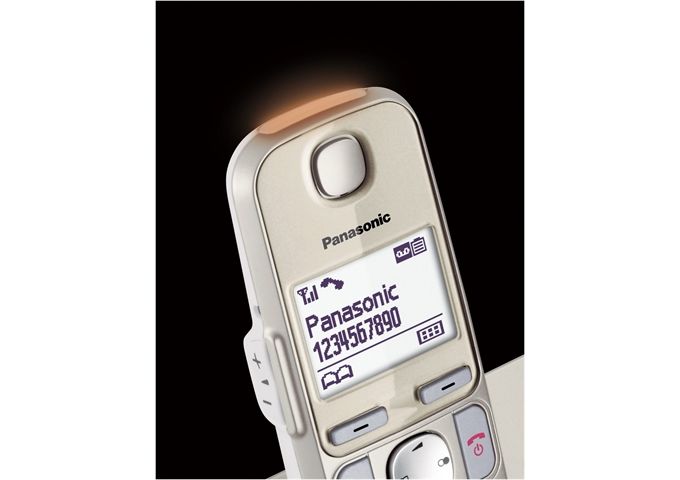 Panasonic KX-TGE260 GN Seniorentelefon SOS-Taste mit AB