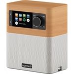 Sonoro Stream ahorn Dekor – weiß DAB+,FM,BT,WiFi,Farbdisp