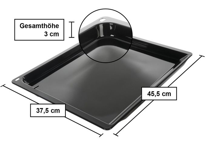 Bosch HEZ631070 Backblech emailliert anthrazit