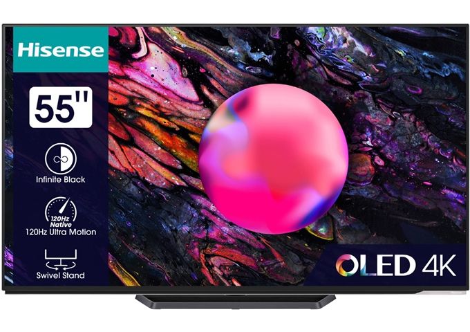 Hisense 55A85K OLED-TV UHD Multituner 4K Smart PVR