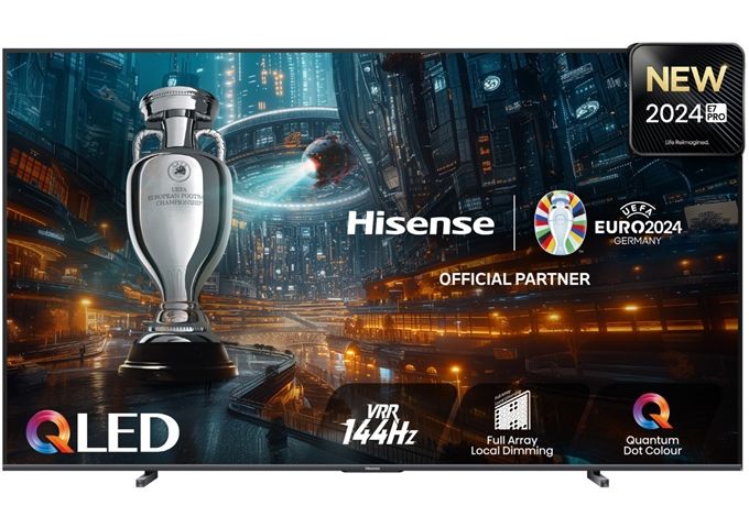 Hisense 100E77NQ/Pro sw QLED-TV UHD Multituner Smart Dolby