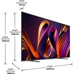 Hisense 100E77NQ/Pro sw QLED-TV UHD Multituner Smart Dolby