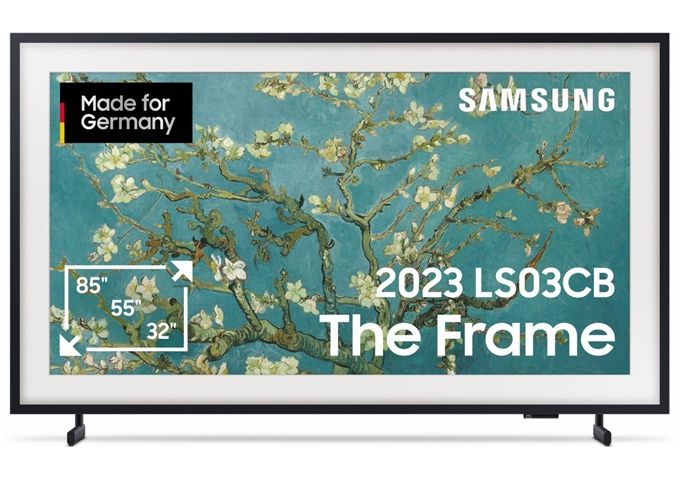 Samsung GQ32LS03CBUXZG sw LED-TV FHD The Frame Q HDR ArtMo