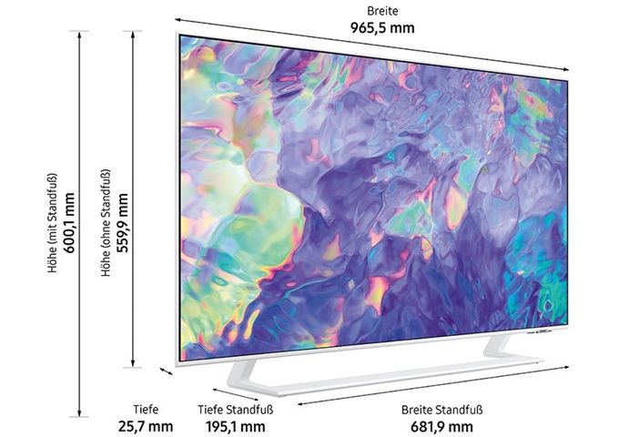 Samsung GU43CU8589U ws LED-TV 4K UHD Multituner HDR SMART