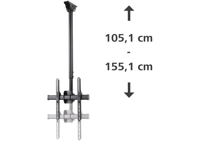 HAMA 220878 TV-Deckenhalterung sw neig-/ schwenkbar 165