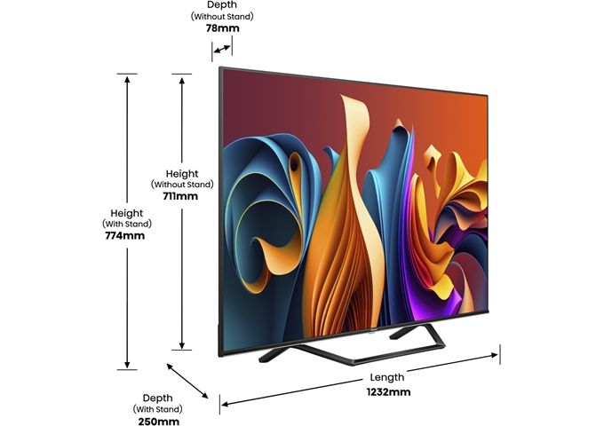 Hisense 55A7NQ sw QLED-TV UHD Multituner BT Smart Dolby Vi