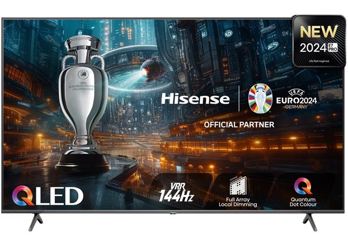 Hisense 65E77NQ/Pro sw QLED-TV UHD Multituner Smart Dolby