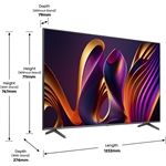 Hisense 55E77NQ/Pro sw QLED-TV UHD Multituner Smart Dolby